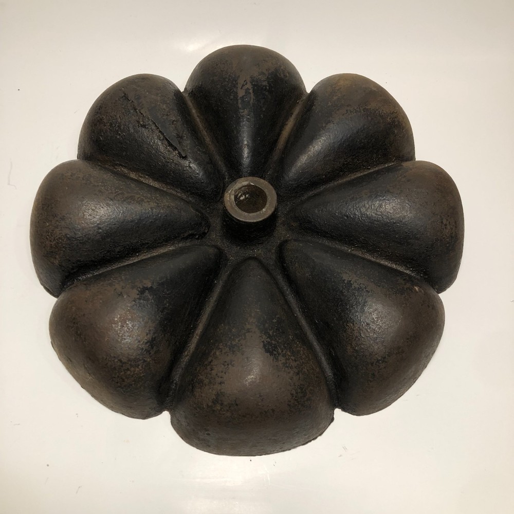 Antique Cast Iron Rotating Lazy Susan Tool Hardware Holder