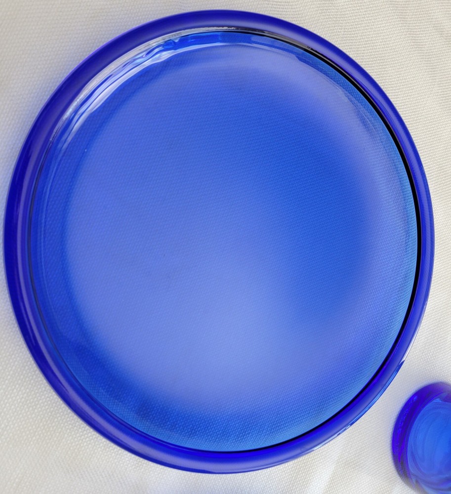 Cobalt Blue Glass Dish Set