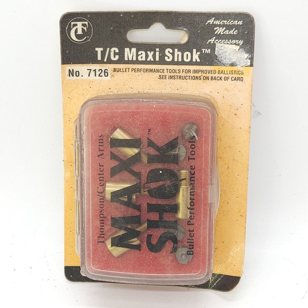 Thompson Center Maxi Shok Bullet Performance Tool Kit #7126 Muzzleloader Hunting