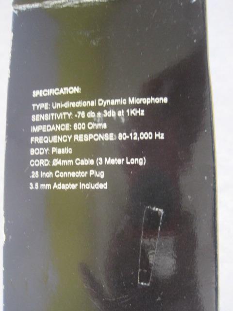 Popular Mechanics Microphone A-32969 Unidirectional Dynamic Microphone Used