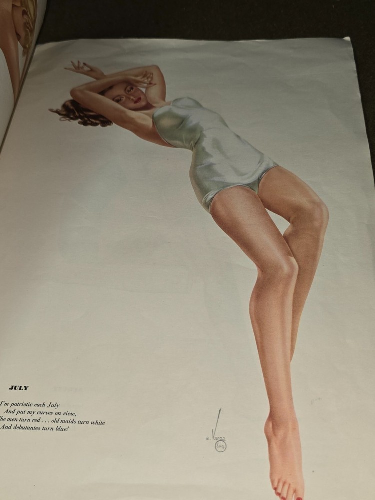 WWII Pinup Foldout by Varga SEE DESC