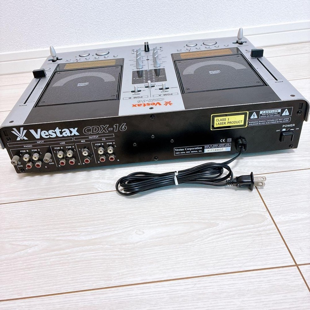 VESTAX Dual CD Player CDX-16 JUNK