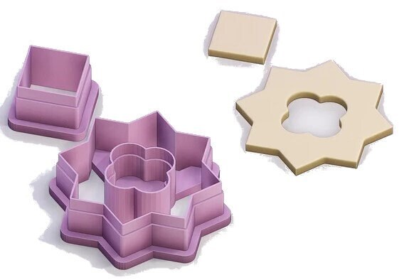 Moroccan Tile Polymer Clay Cutters