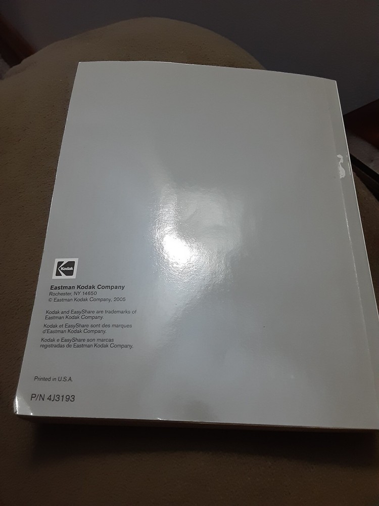 Kodak EasyShare printer dock 3 User's Instruction Guide Manual