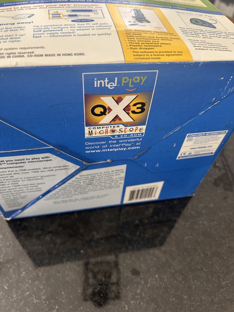 Intel Play QX3+ Computer Microscope Electronics Windows 2000, 98, 98 SE, ME VTG