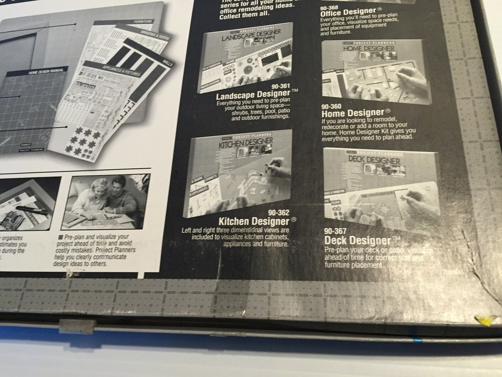 Stanley Project Planners Deck Designer reusable pre-scaled peel and stick