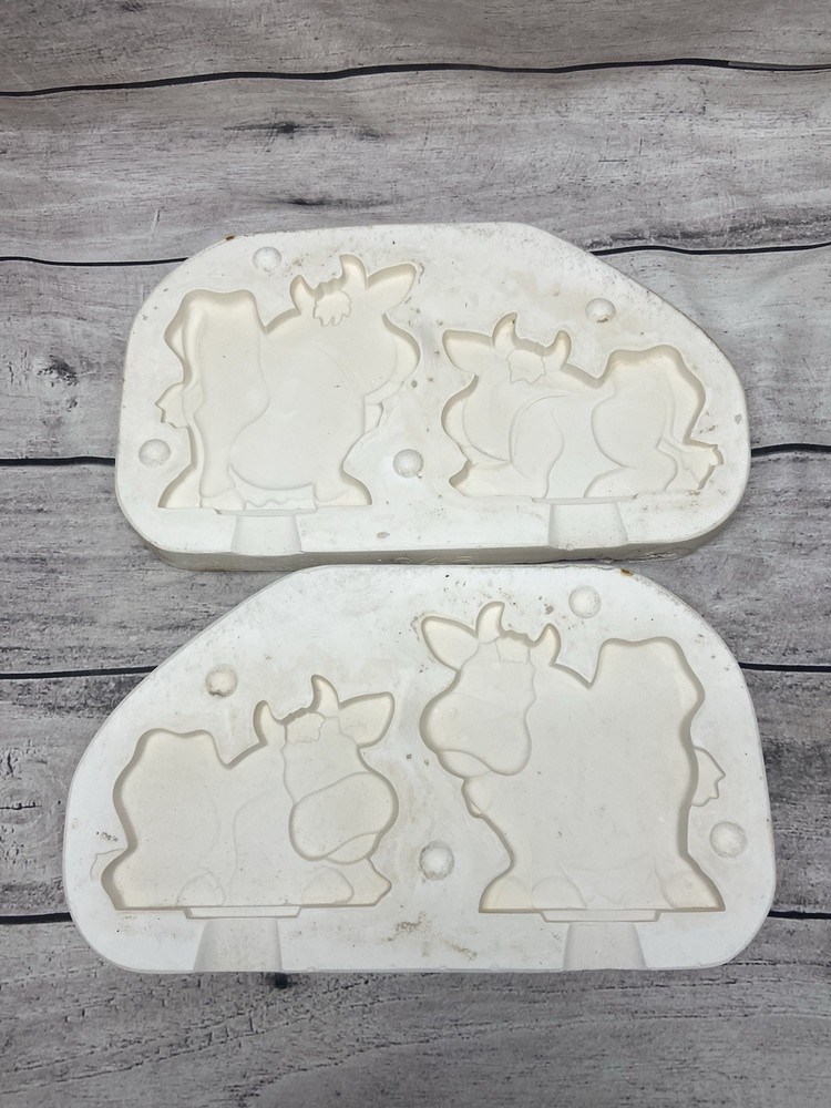 Ceramic Slip Casting Mold Cows Kimple #1345 1988