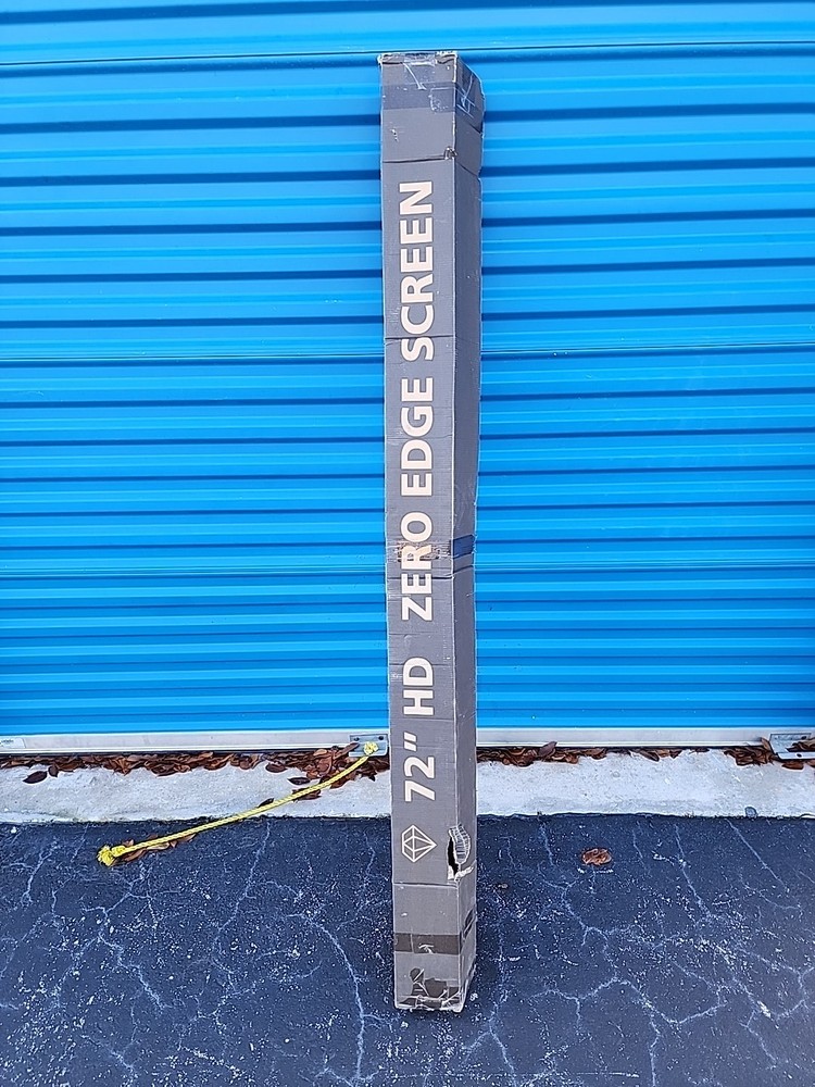 72" ZE-72 Zero Edge Projector Screen HD Frameless Home Theater