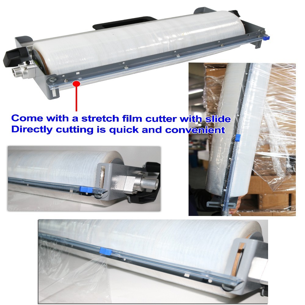 Hand-held Stretch Film Packer with Cutter Heightening Type Tool Adjustable