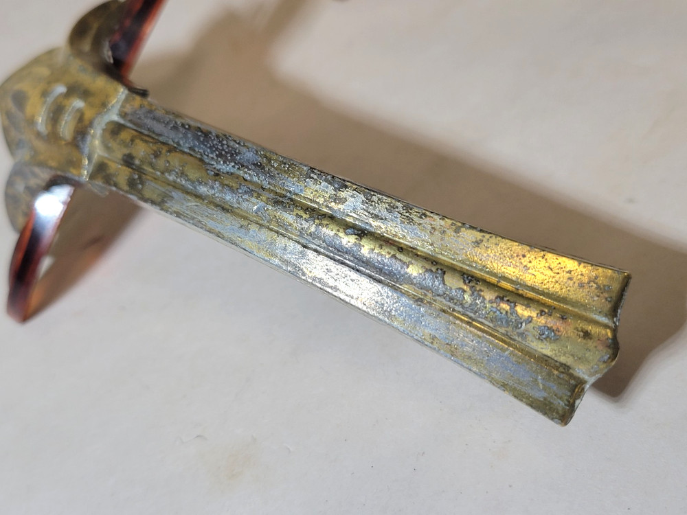 4 Art Deco Drawer Handle Streamline Theater-Style Vertical Pull Vintage Hardware