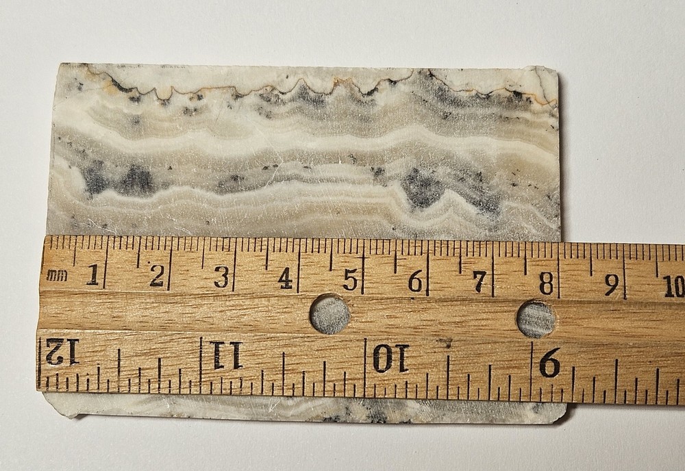 Silver Onyx Lapidary Slab 61 Grams