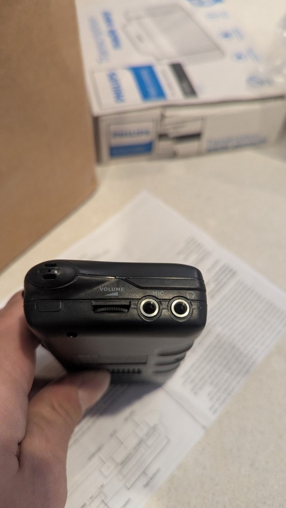 RCA RP3528 Microcassette Voice Recorder With User Manuel
