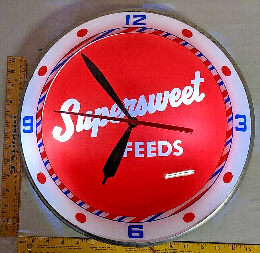 Supersweet Feeds Double Bubble Clock Original 15"