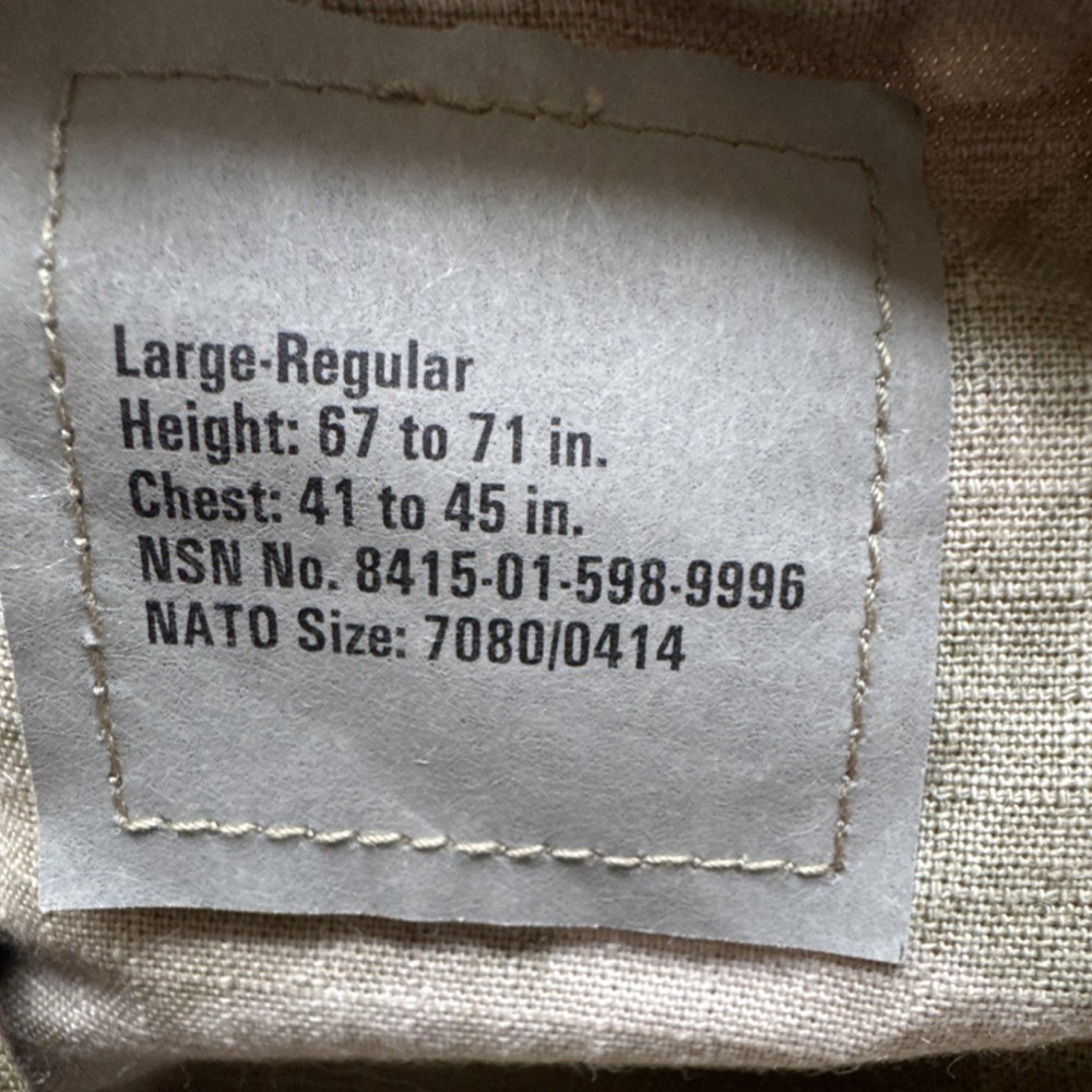 NWT US Army OCP FRACU Coat/Top Size Large Regular