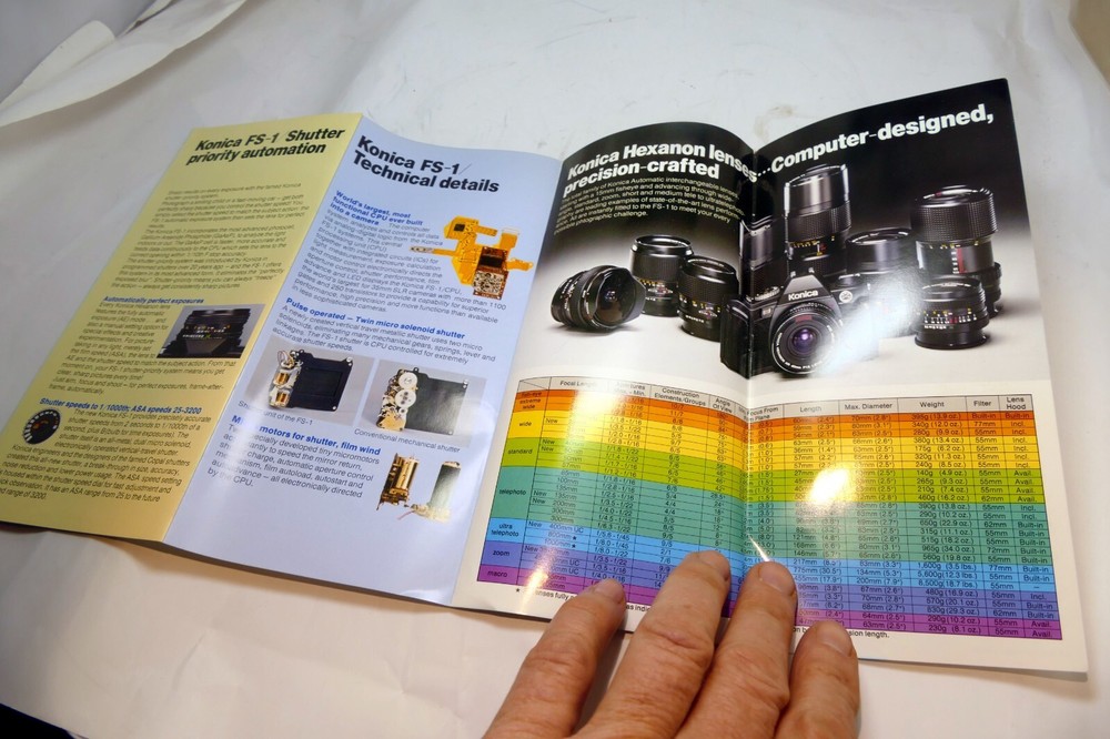 Konica FS-1 Brochure Accesory guide