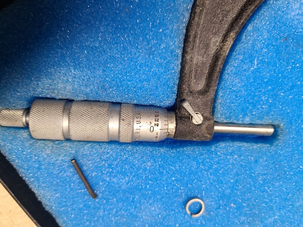 CENTRAL TOOL CO #52RL 4"-5" Micrometer Spindle Lock and Friction Stop