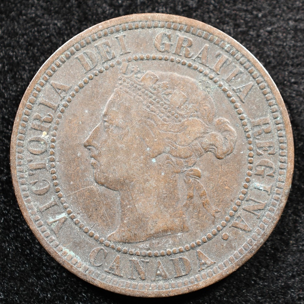 Canada 1 Cent 1887, Coin, Inv#E373