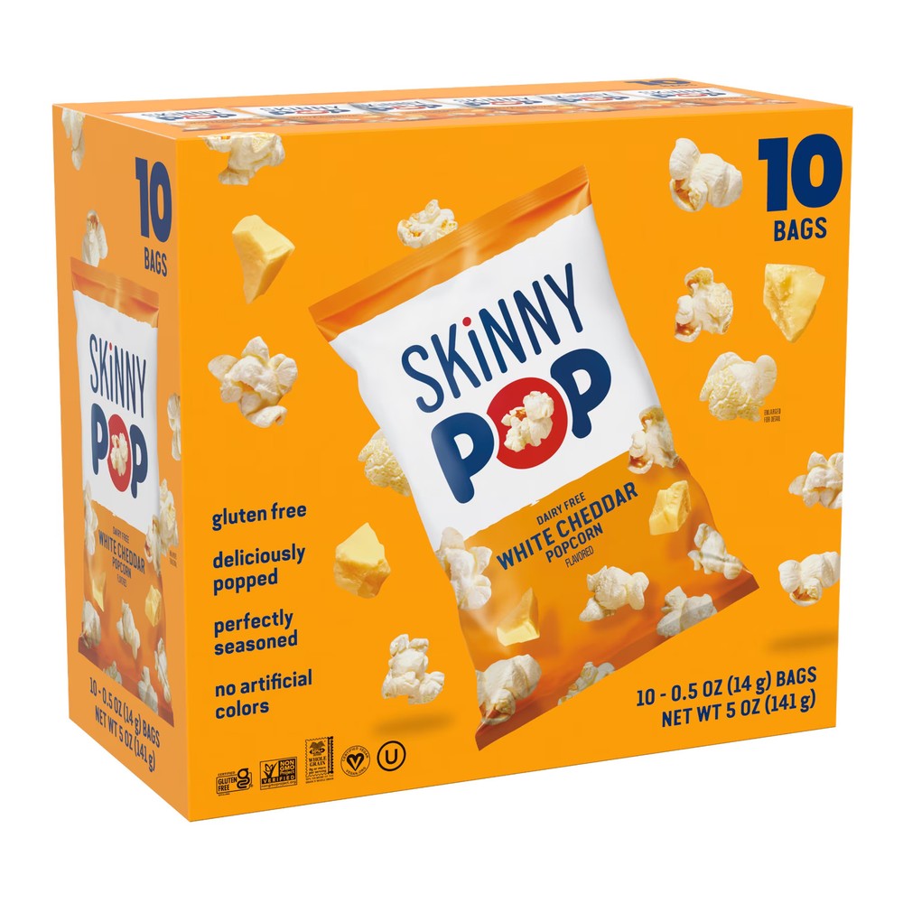 White Cheddar Popcorn Snack Bags
