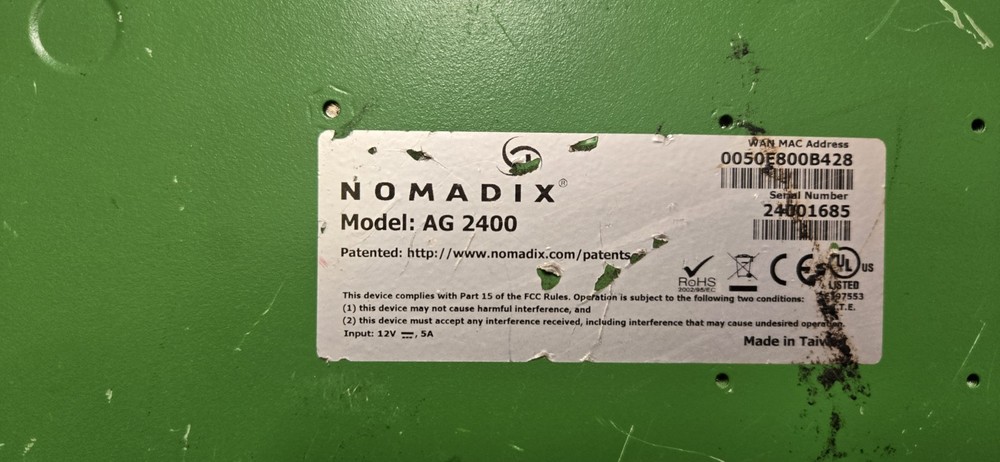 Nomadix AG 2500 Access Gateway