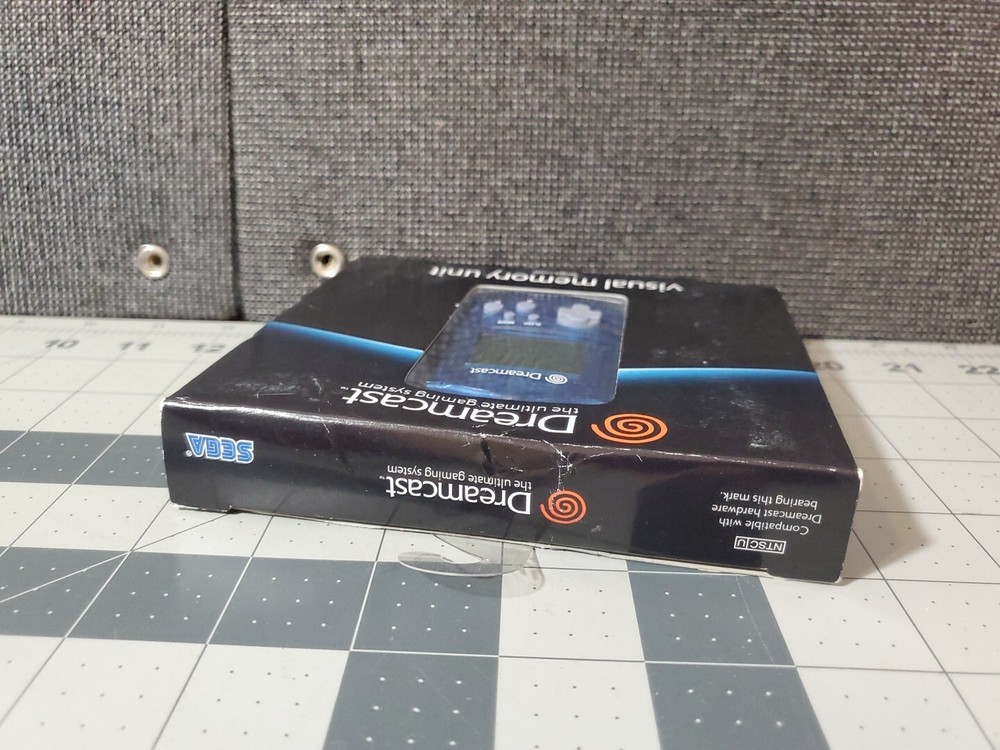 Sega Dreamcast Blue VMU Card (Visual Memory Unit) CIB Open Box NEW