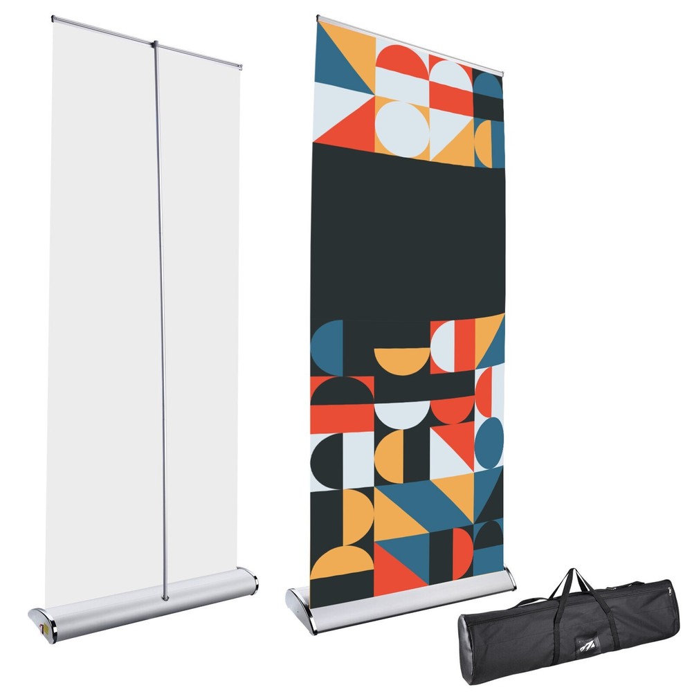 Deluxe retractable banner single-sided (33"x80")