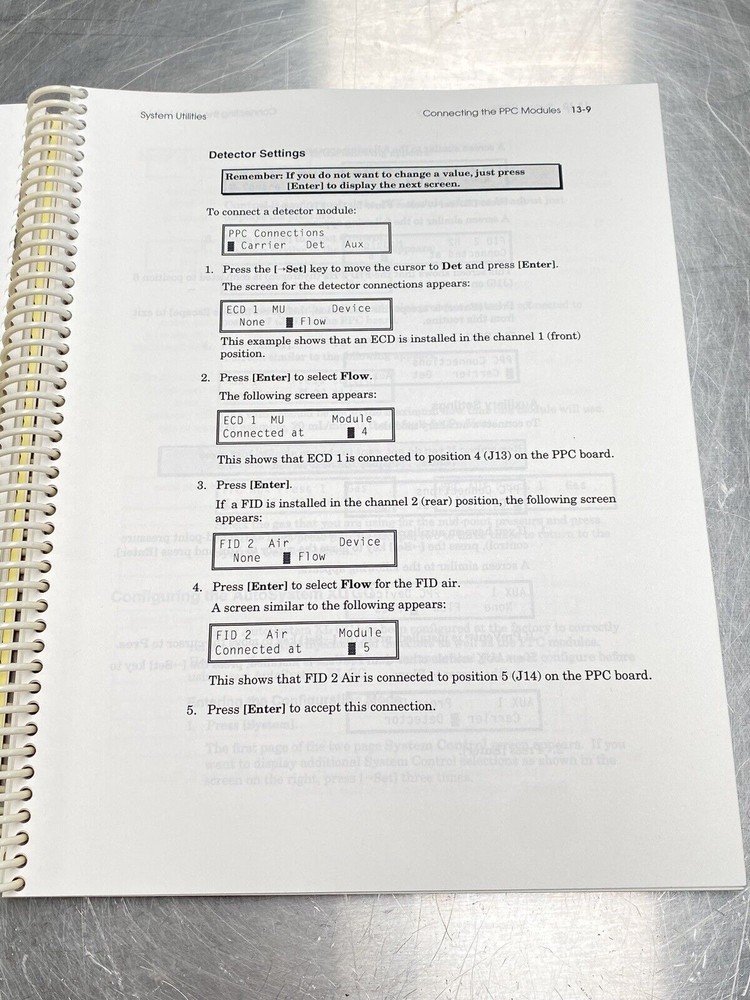 Perkin Elmer PE AutoSystem XL GC Volume 1 - Users Manual / Instructions Guide