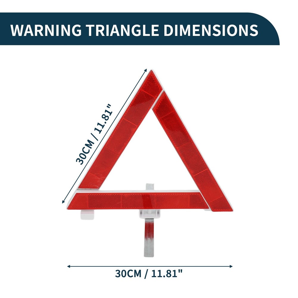 Car Safety Triangle with Folding Safety Triangle Case