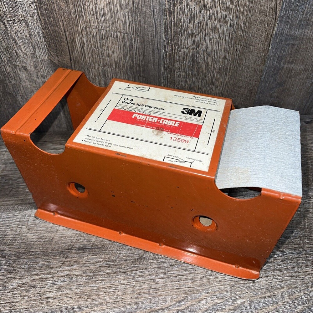 3M D-4 Double Roll Dispenser for Stikit 4.5 in. Sanding Sheet Rolls