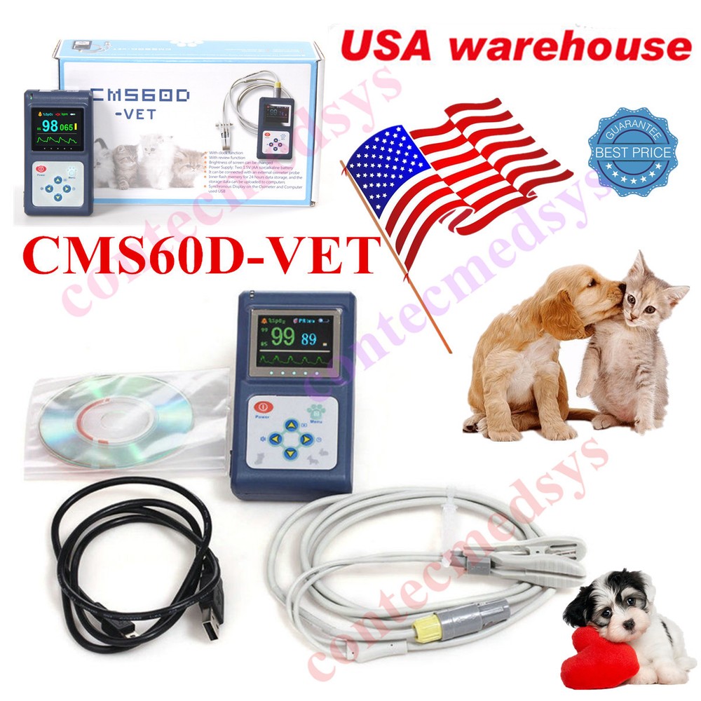 CONTEC Veterinary Handheld CMS60D-Vet Pulse tester pulse oxygen saturation,Hot