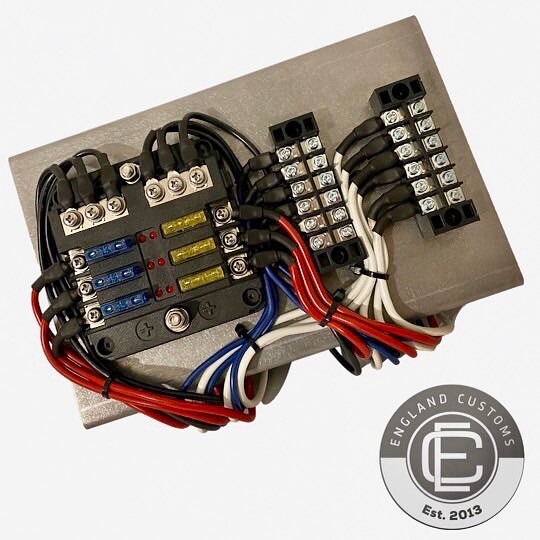 Race car relay panel 6 Relays
