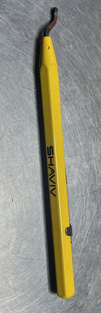 Shaviv UB2 Uniburr Disposable Deburring Tool with B10 Blade, Yellow