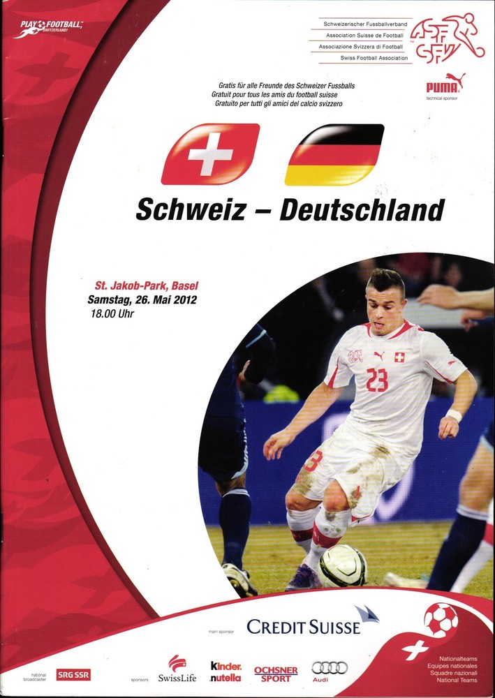 26.05.2012 Switzerland - Germany In Basel