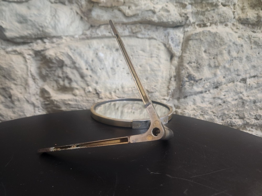 Art Deco double sided table/vanity mirror with magnification c1930