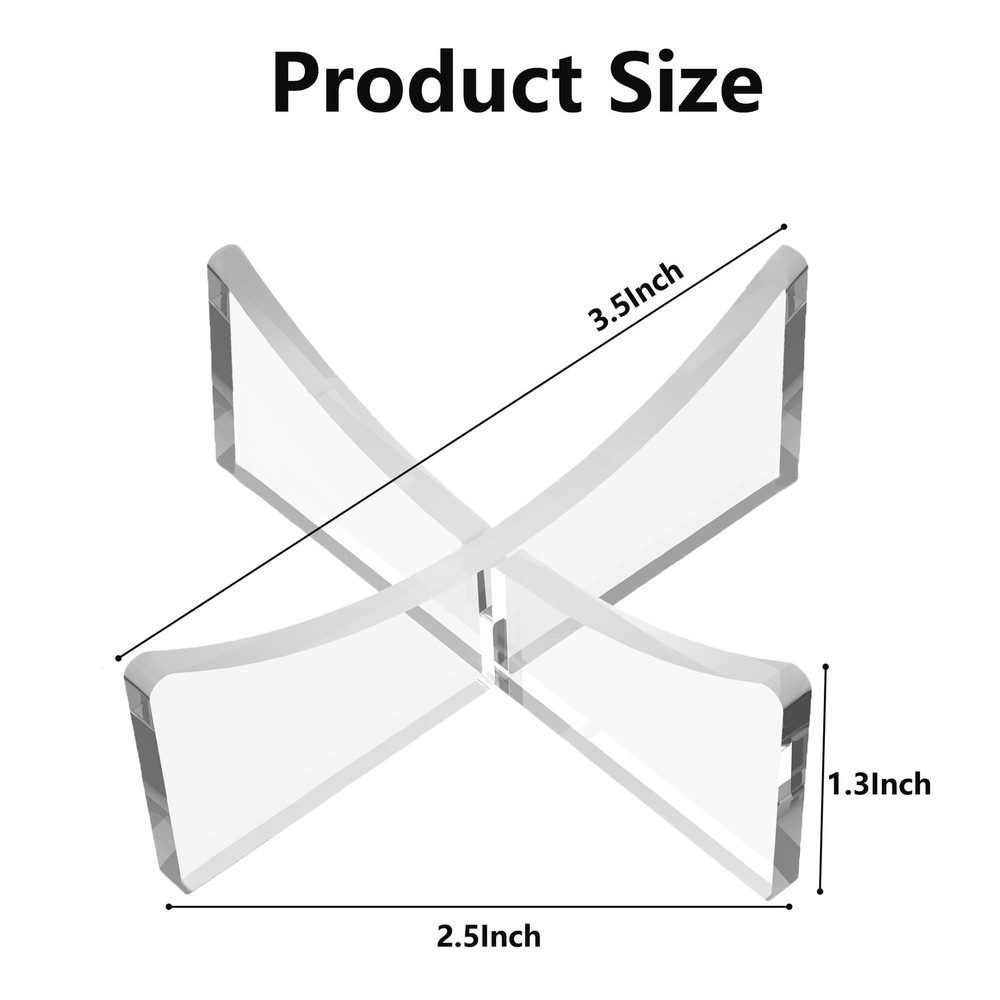 Acrylic Golf Ball Display Stand for 3 Balls - Elegant Storage Solution