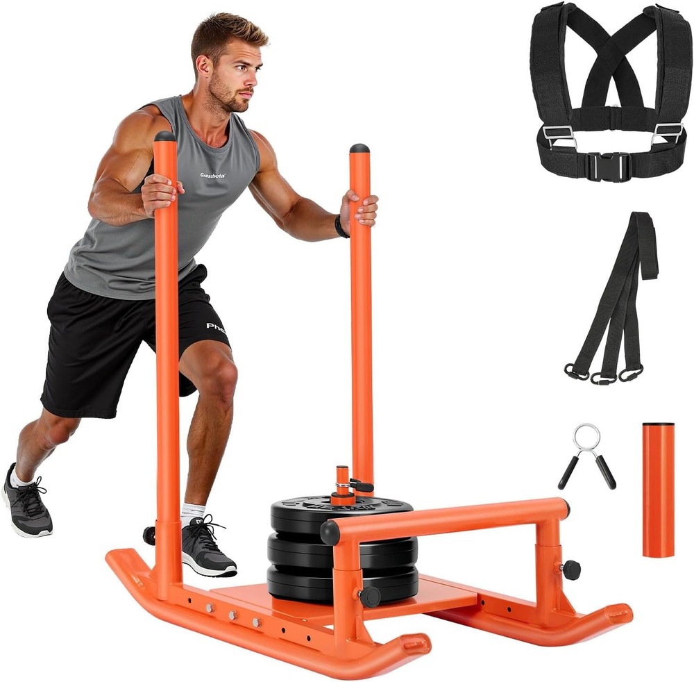 VEVOR Strength Training Push Pull Sled 1 Pack