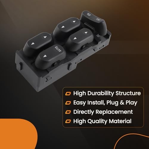 Driver Side Master Power Window Switch for 2002-2004 Ford