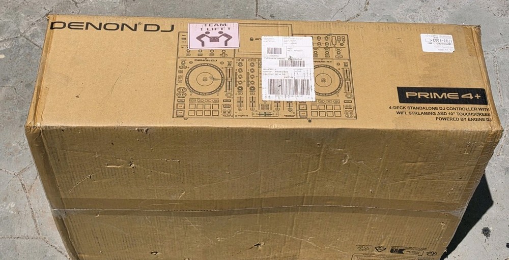 Denon DJ PRIME4+ With PROX case