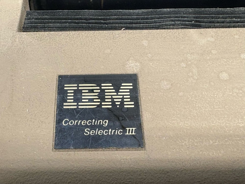 IBM Correcting Selectric III 3 Lite Brown Electric Typewriter