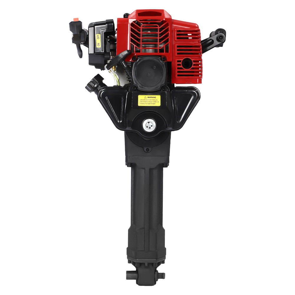 55J Gasoline Powered Demolition Jack Hammer Concrete Breaker w/ 2 Chisel Bits