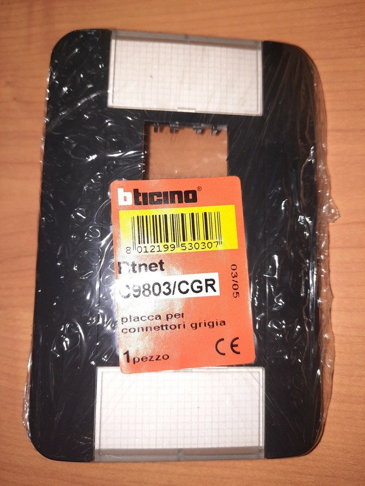 BTICINO BTNET C9803/CGR GREY CONNECTOR PLATE
