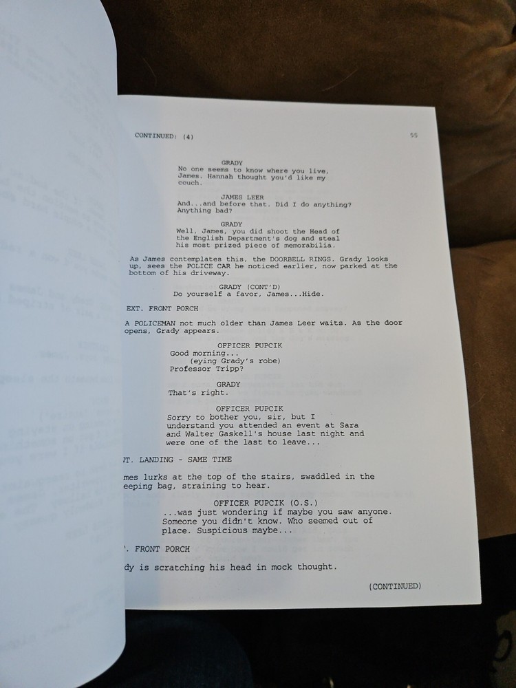 Katie Holmes Signed Script - Wonder Boys Script - JSA