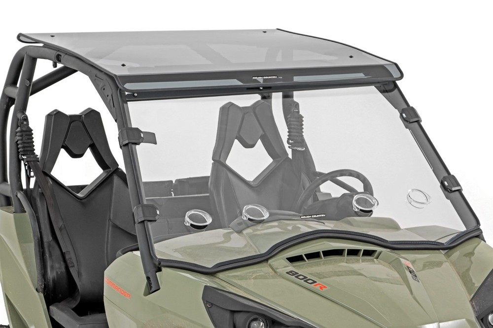 Rough Country Vented Full Windshield Scratch Resistant CanAm Commander Max 1000