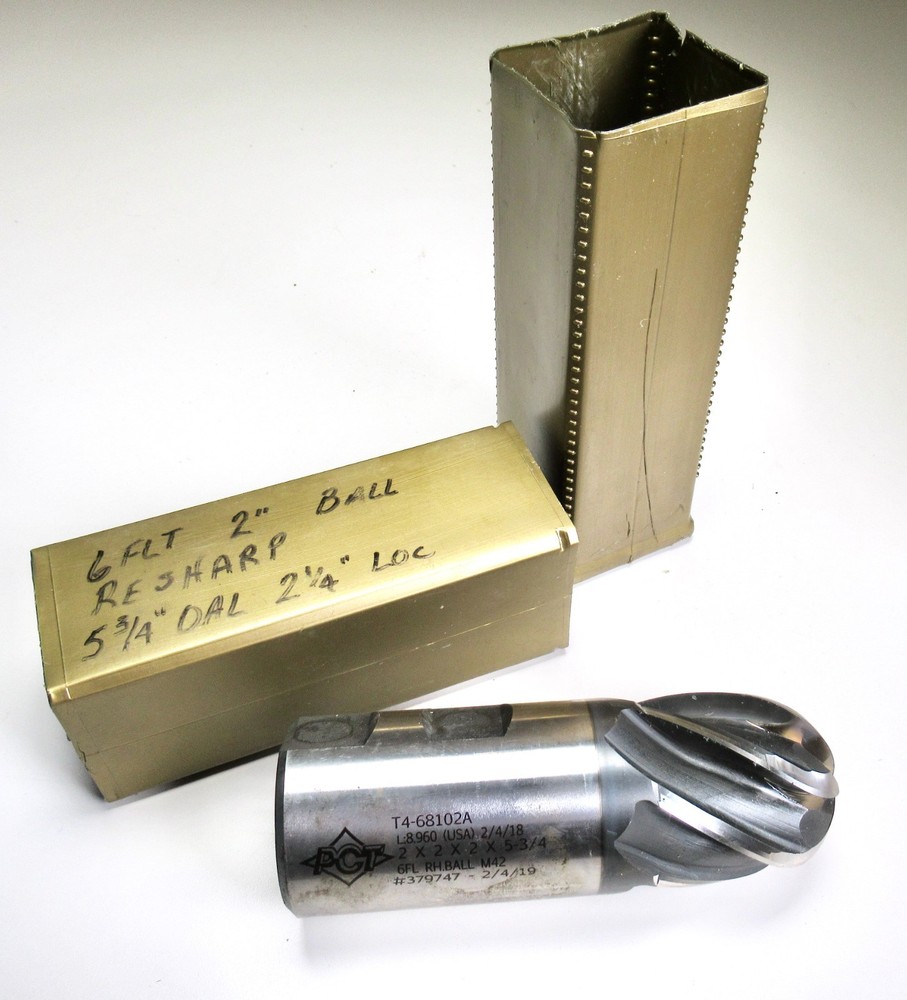 2" - 6 Flute Ball End Mill