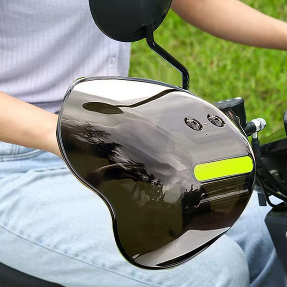 Motorcycle Hand Guard Cold Wind Deflector Windshield Shield Protector Universal
