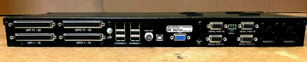 DNF Controls GTP-32 GPI Tally Processor Flex Control Network Rack Mountable