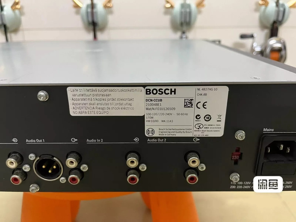 1PCS USED BOSCH DCN-CCUB central controller (DHL or EMS)