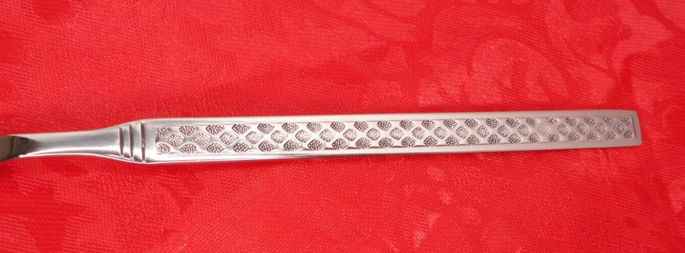 12 Pc MAJORCA Pattern Oneida Ltd 1881 Rogers Diamond Stainless Ice Tea Spoon E5D