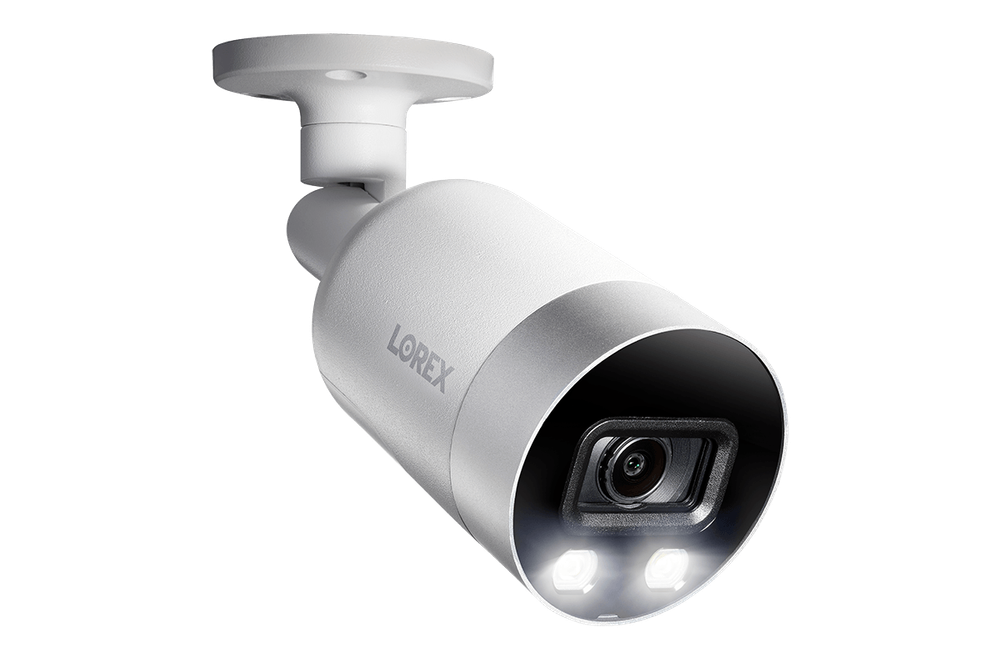 Lorex E891AB 4K Ultra HD Smart Deterrence IP Camera w Color Night Vision, New