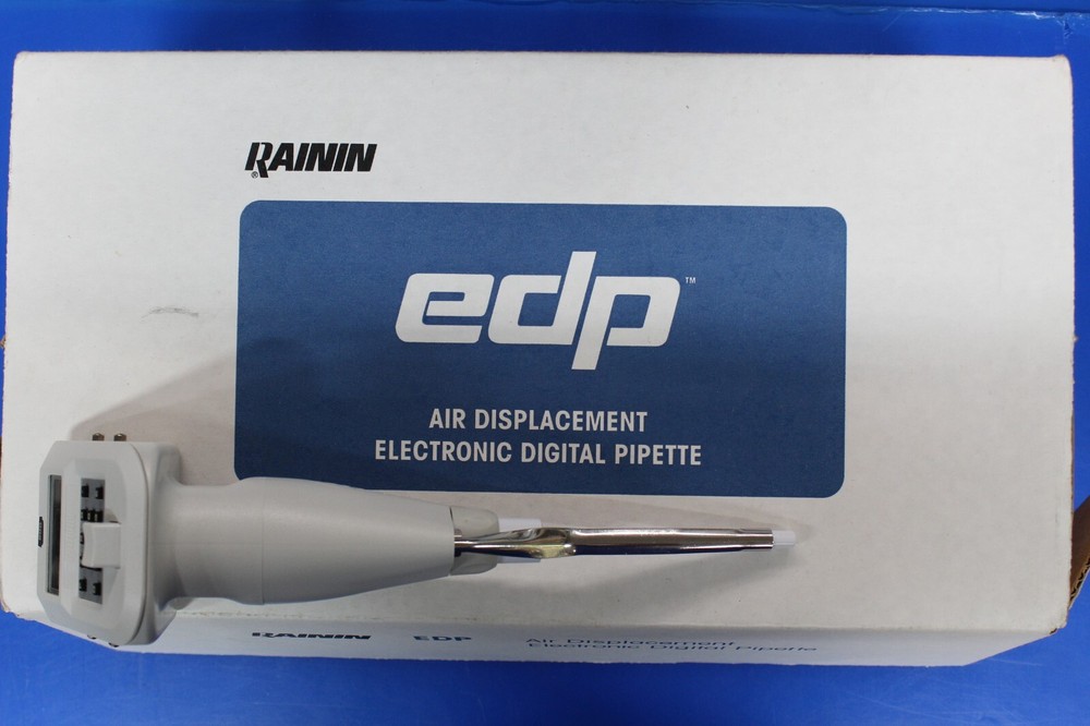 Rainin EDP Air Displacement Electronic Digital Pipette E1-100 New in Open Box