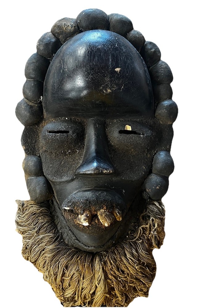 Authentic Handcrafted African Mask 8x12.5